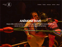 Tablet Screenshot of anemonefilms.com